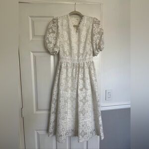 Rachel Parcell Ivory Lace Dress